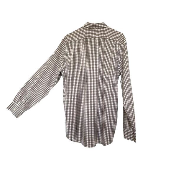 Gap‎ Shirt Button Front Long Sleeve Plaid  Men's XL - Picture 2 of 4